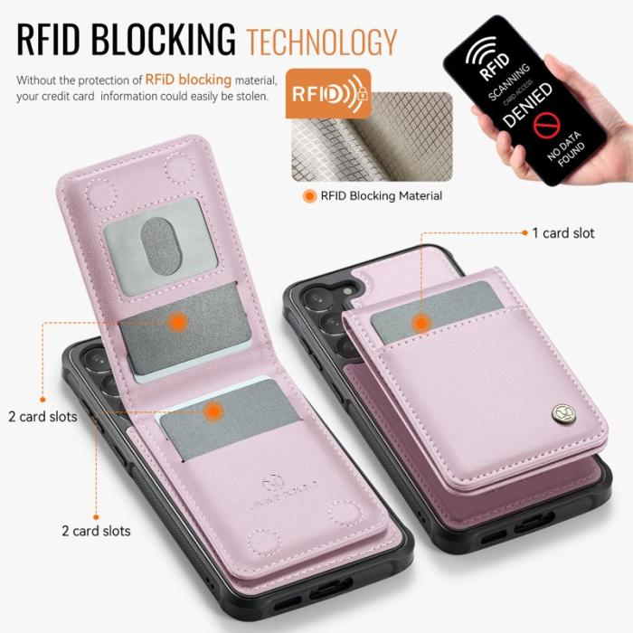 JEEHOOD - JEEHOOD J06 Mobilskal för Samsung Galaxy S23 MagSafe - Rosa