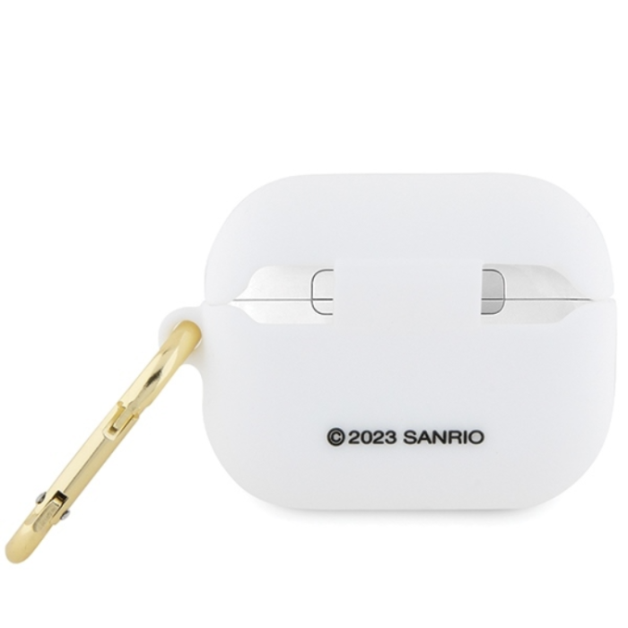 Hello Kitty - Hello Kitty AirPods Pro Skal Silikon Kitty Head - Vit