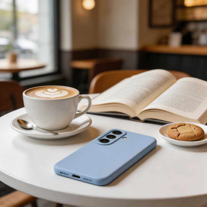 Tech-Protect - Tech-Protect Mobilskal För Galaxy S26 Magsafe Silikon - Sky Blå