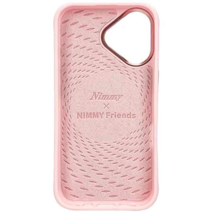 NIMMY - Nimmy iPhone 16 Mobilskal MagSafe Fashion Cute Pet - Rosa