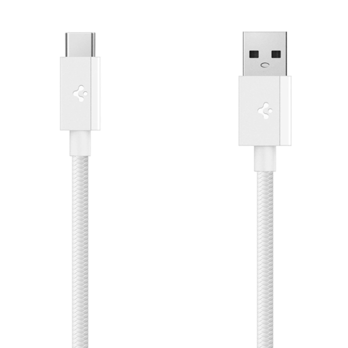 Spigen - Spigen USB-A till USB-C Kabel EB6015AC Essential 1.5m 60W - Vit