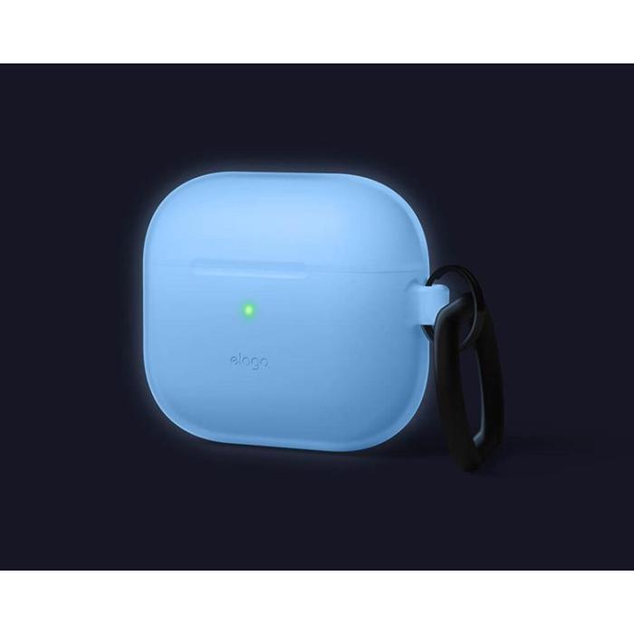 Elago - ELAGO Silikon Fodral AirPods 3 - Nightglow Blå