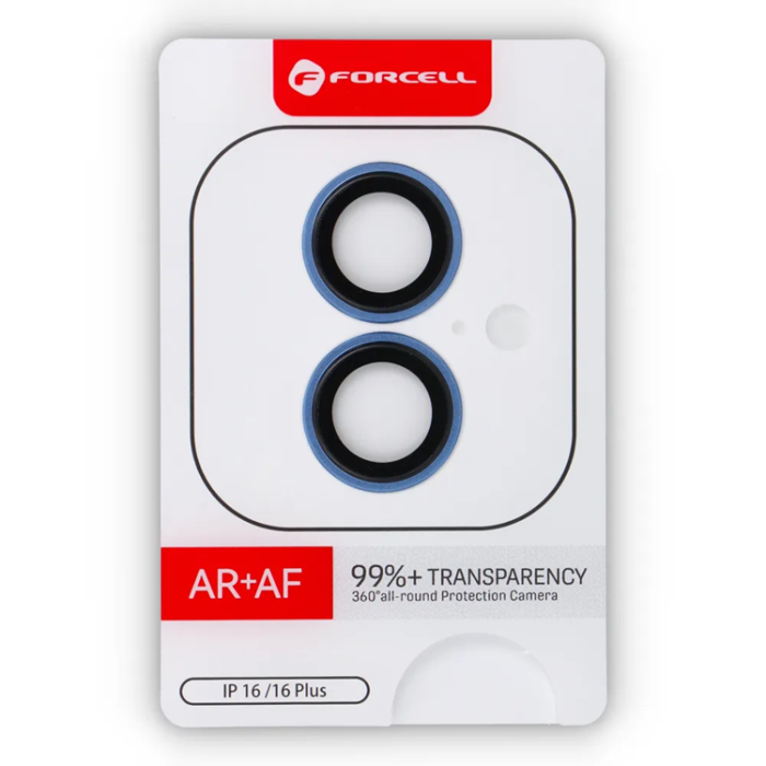 Forcell - Forcell iPhone 16 /16 Plus Härdat Glas Kameraskydd Premium