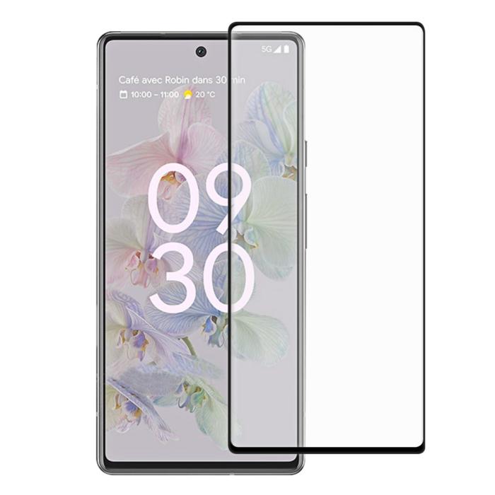 A-One Brand - [1-PACK] Härdat Glas Skärmskydd Google Pixel 6a - Svart