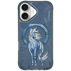 NIMMY - Nimmy iPhone 16 Mobilskal MagSafe Fantasy Animal - Blå