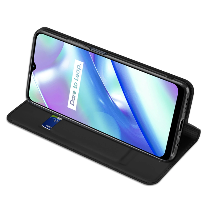 Dux Ducis - Dux Ducis Realme C33 Plånboksfodral Skin Pro - Svart