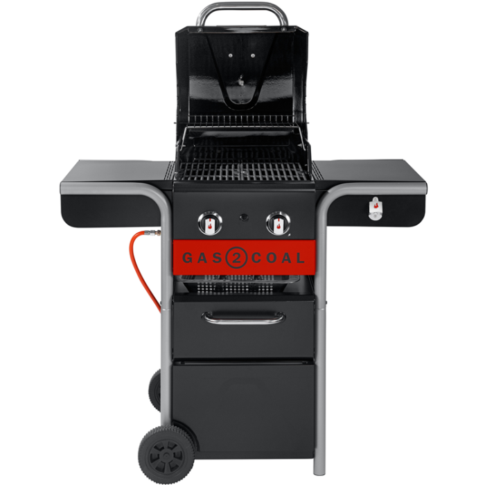 Char-Broil - Char-Broil Hybridgrill Gas2Coal 2.0 2 Brännare