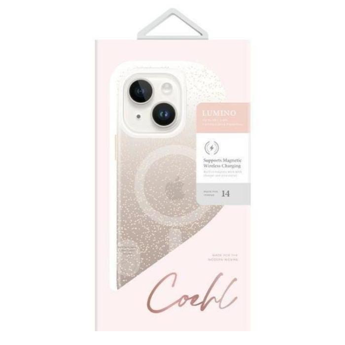 UNIQ - UNIQ iPhone 14 Skal Coehl Lumino - Champagne Guld