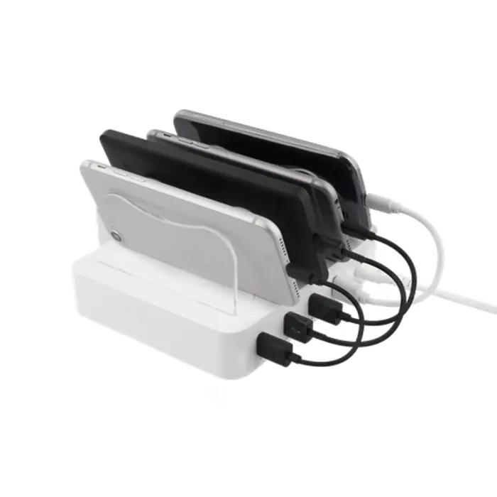 SiGN - SiGN Laddningstation 4xUSB, 2.4A, 4.4A, 1.5m Kabel - Vit
