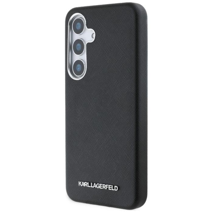 KARL LAGERFELD - Karl Lagerfeld Galaxy S25 Mobilskal MagSafe Saffiano Full Wrapped - Svart