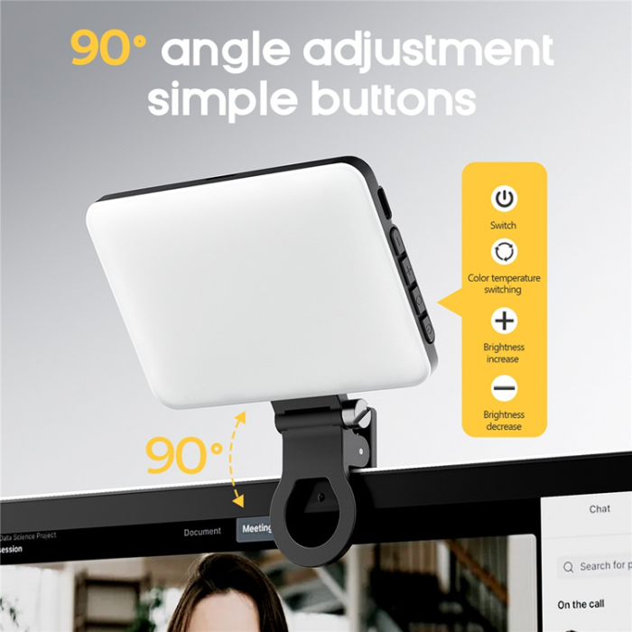 OEM - Bärbar Selfielampa för Liveströmmande Videokonferenser XJ103