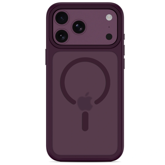 Tech-Protect - Tech-Protect Mobilskal För iPhone 18 Pro Magsafe Magmat - Matte Burgundy