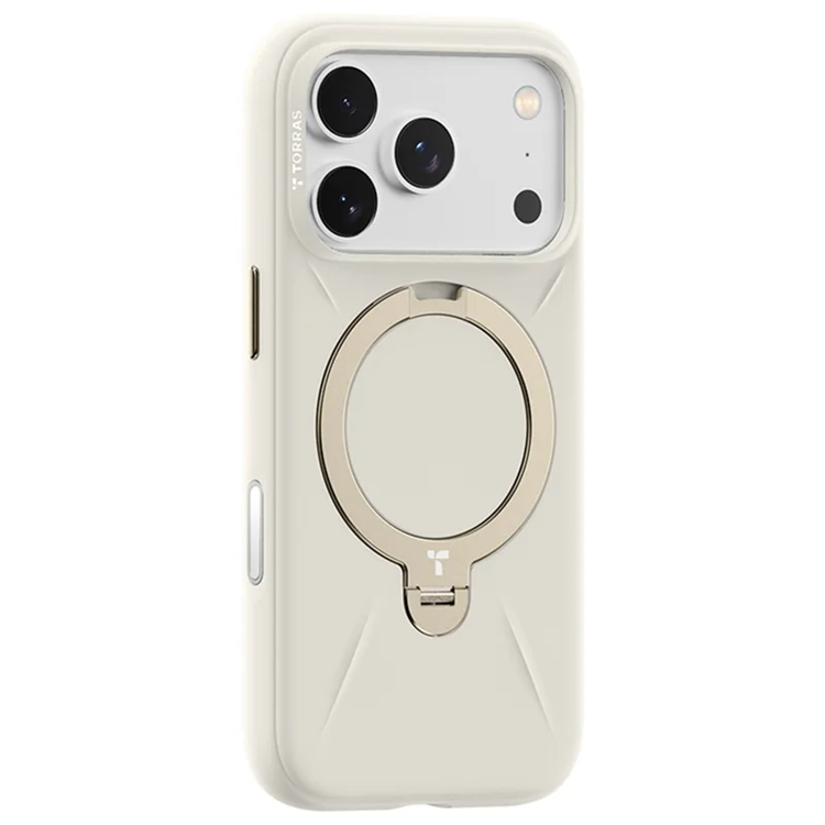 TORRAS Mobilskal till iPhone 17 Pro Max MagSafe Liquid Silikon - Apricot | 2353 | AlltMobil