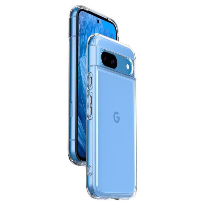Spigen - Spigen Google Pixel 8A Mobilskal Ultra Hybrid - Crystal Clear