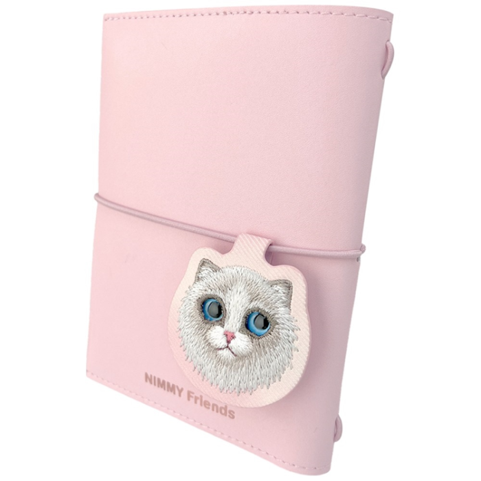 NIMMY - Nimmy 2in1-Set Notebook och Penna New Big-Eye Cute Pets 2.0 Cat - Rosa
