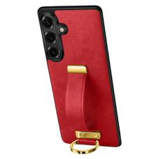SULADA - Sulada Mobilskal f&ouml;r Samsung Galaxy S26 Konstl&auml;der Kickstand - R&ouml;d
