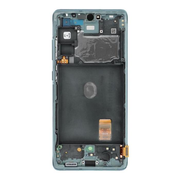 SpareParts - Galaxy S20 FE 4G/5G Skärm med LCD-display Service Pack - Grön