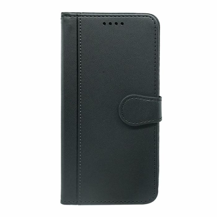 OEM - Plånboksfodral för Samsung Galaxy S26 Magnetiskt Konstläder med Rem - Svart