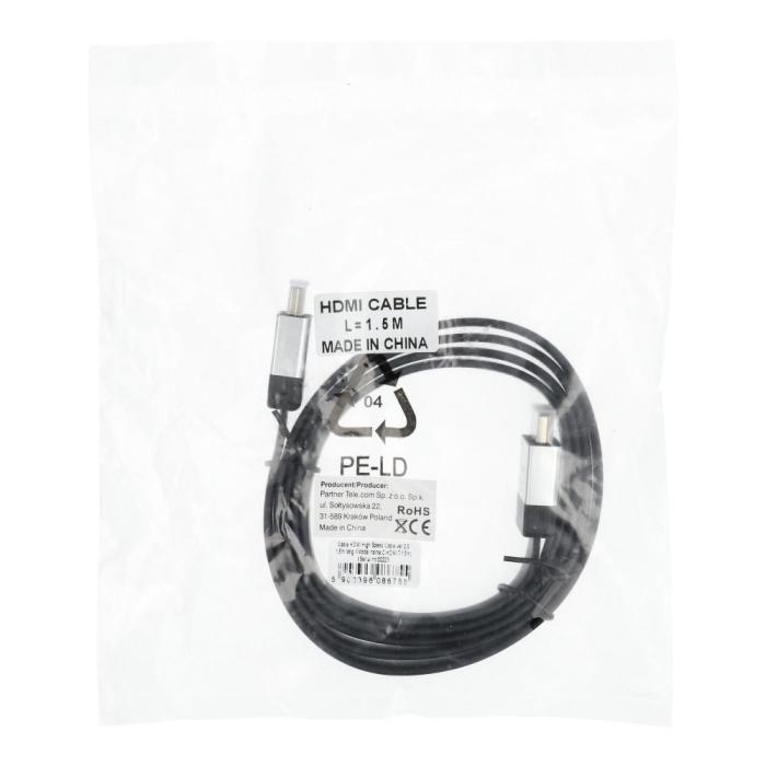 OEM - HDMI High Speed Kabel ver. 2.0, 1,5 meter