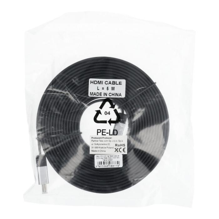 OEM - HDMI High Speed Kabel ver. 2.0, 5 meter