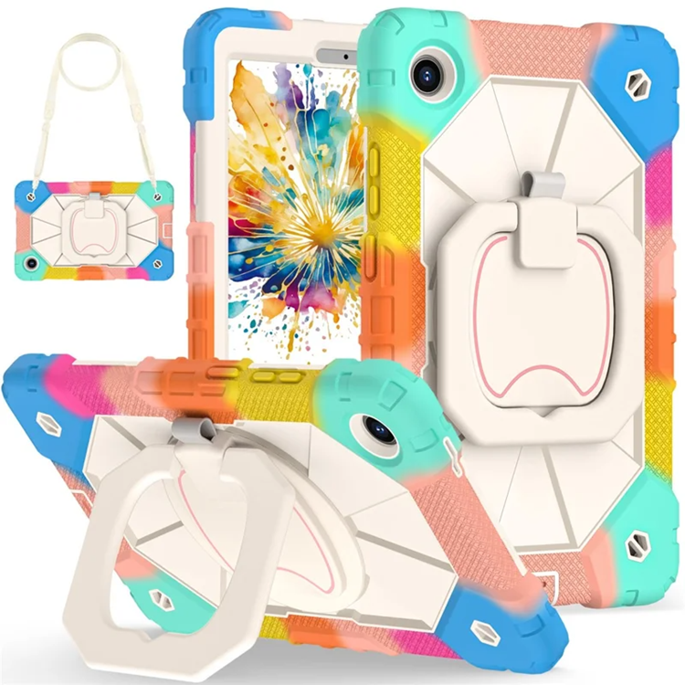 Lenovo Tab K9 Mobilskal Silikon Kickstand (Colorful Blå) | 2353 | AlltMobil