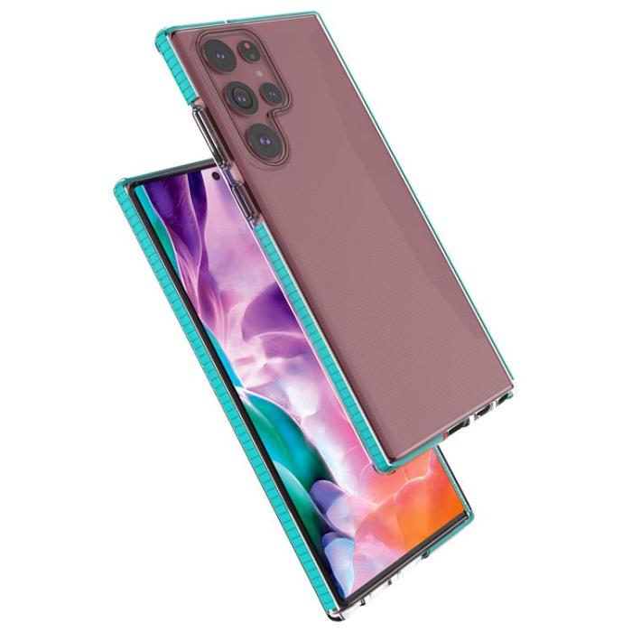 OEM - Galaxy S22 Ultra Skal Spring Gel - Mörkblå