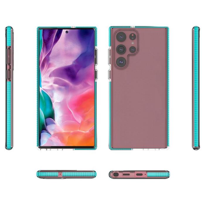 OEM - Galaxy S22 Ultra Skal Spring Gel - Mörkblå