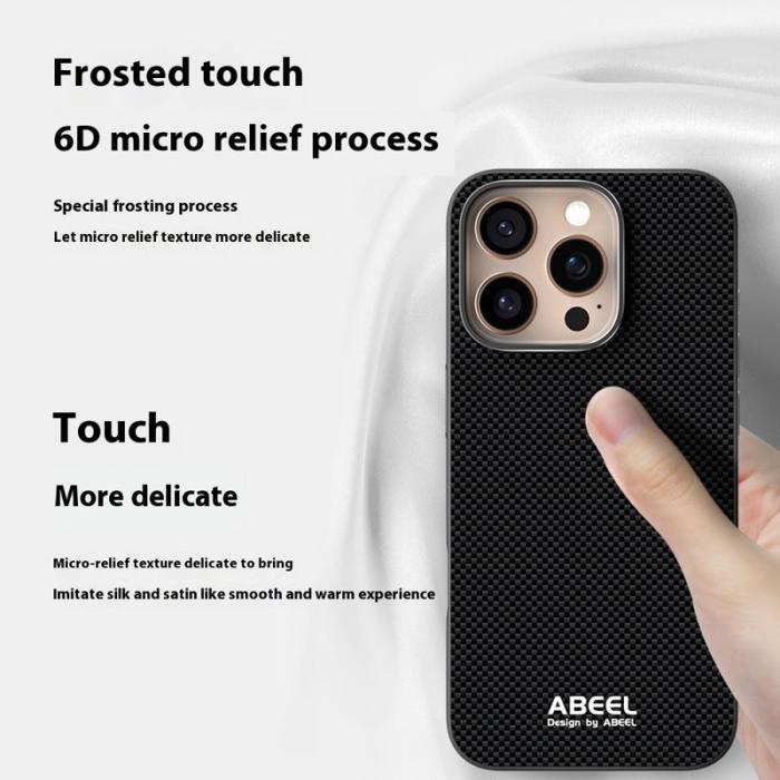 ABEEL - ABEEL Mobilskal till iPhone 16 Pro MagSafe Grön TPU Aluminium Läder