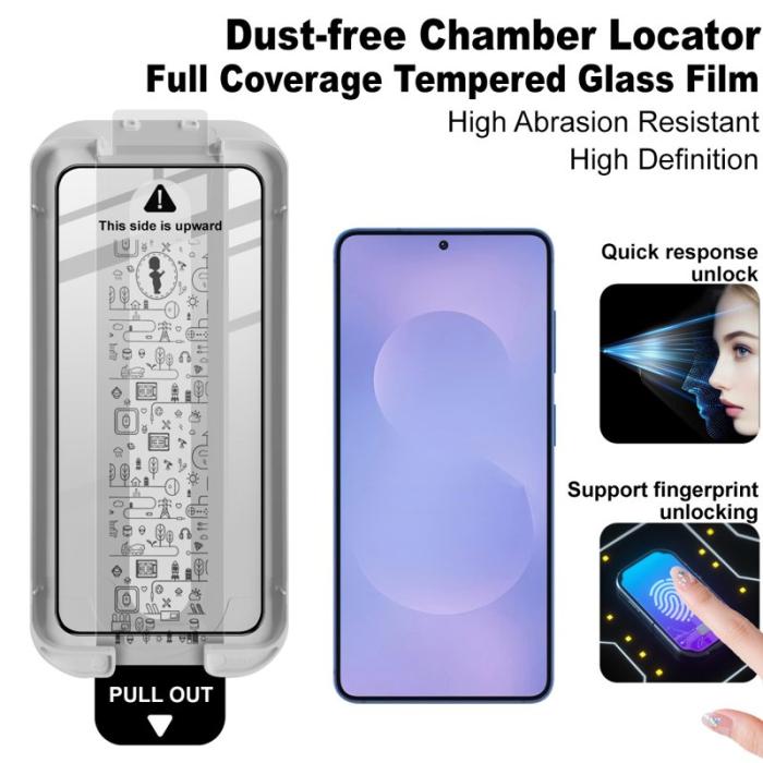 Imak - Imak Skärmskydd för Samsung Galaxy S26 Härdat glas Full Glue - Svart
