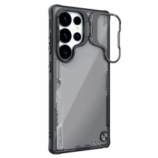 Nillkin - Nillkin Galaxy S25 Ultra Mobilskal Iceblade Prop Linsskydd - Svart/Clear