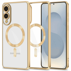 Tech-Protect - Tech-Protect Galaxy S25 Edge Mobilskal Magsafe Magflex - Shiny Guld