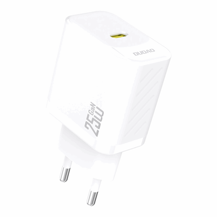 Dudao - Dudao Snabbladdare 25W A27 GaN USB-C - Vit