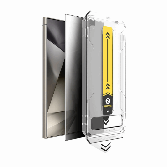 Boom of Sweden - LIVSTIDSGARANTI - BOOM Galaxy S24 Ultra Privacy Härdat Glas Skärmskydd 2st