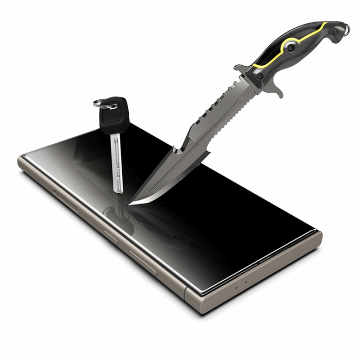 Boom of Sweden - LIVSTIDSGARANTI - BOOM Galaxy S24 Ultra Privacy Härdat Glas Skärmskydd 2st