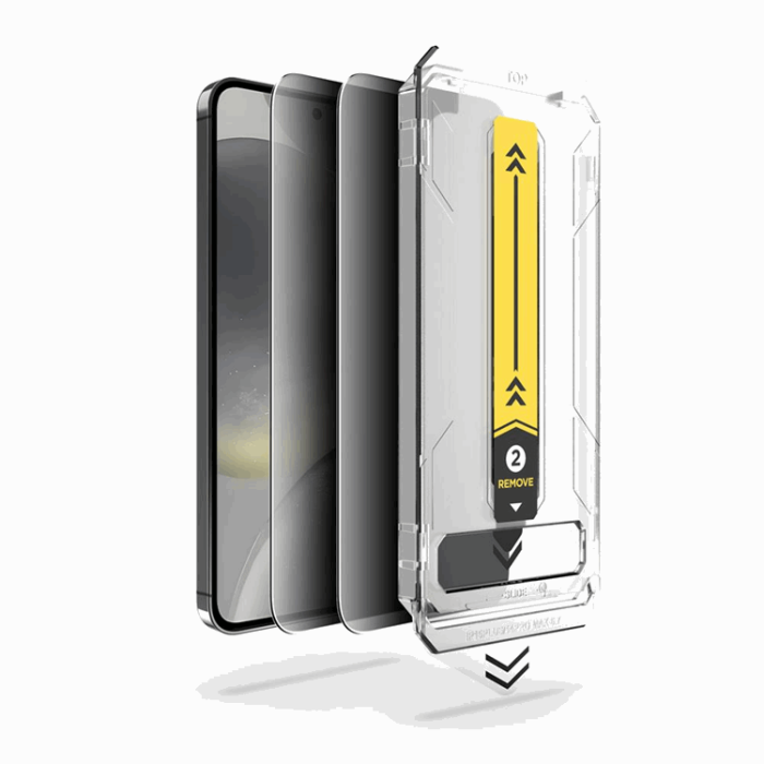 Boom of Sweden - LIVSTIDSGARANTI - BOOM S24/S25 Privacy Härdat Glas Skärmskydd 2st