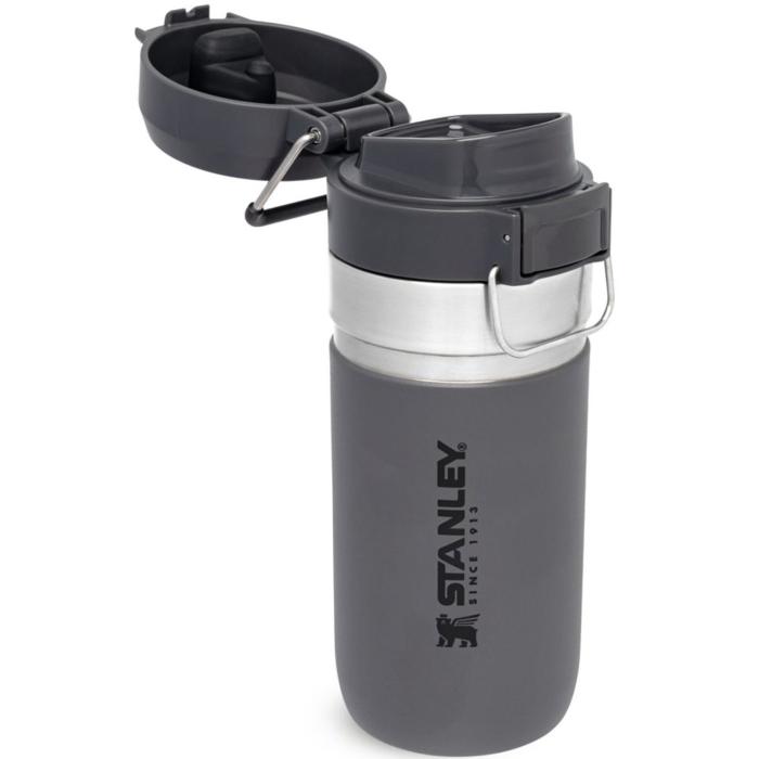 UTGATT5 - STANLEY The Quick Flip Vattenflaska 0,47L - Charcoal