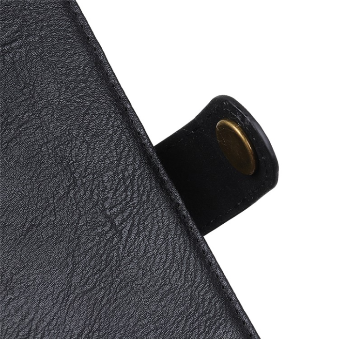 KHAZNEH - KHAZNEH Galaxy A24 4G Plånboksfodral Cowhide - Svart