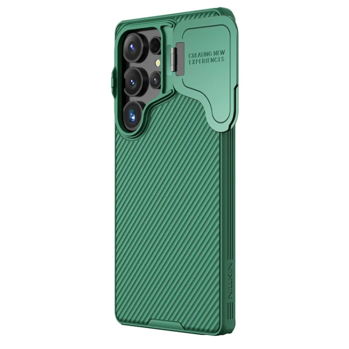 Nillkin - Nillkin Galaxy S25 Ultra Mobilskal Camshield Prop - Grön