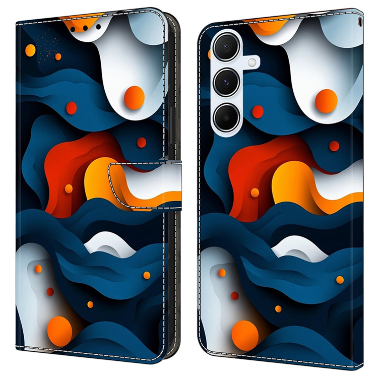 Galaxy A17 5G Plånboksfodral Pattern Printing - Gradient | 2353 | AlltMobil