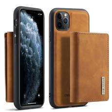 DG.MING - DG.MING 2-in-1 Pl&aring;nboksfodral med St&auml;ll f&ouml;r iPhone 11 Pro Max - Brun