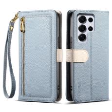 ESEBLE - ESEBLE E11 f&ouml;r Samsung Galaxy S25 Ultra Pl&aring;nboksfodral Konstl&auml;der - Bl&aring;