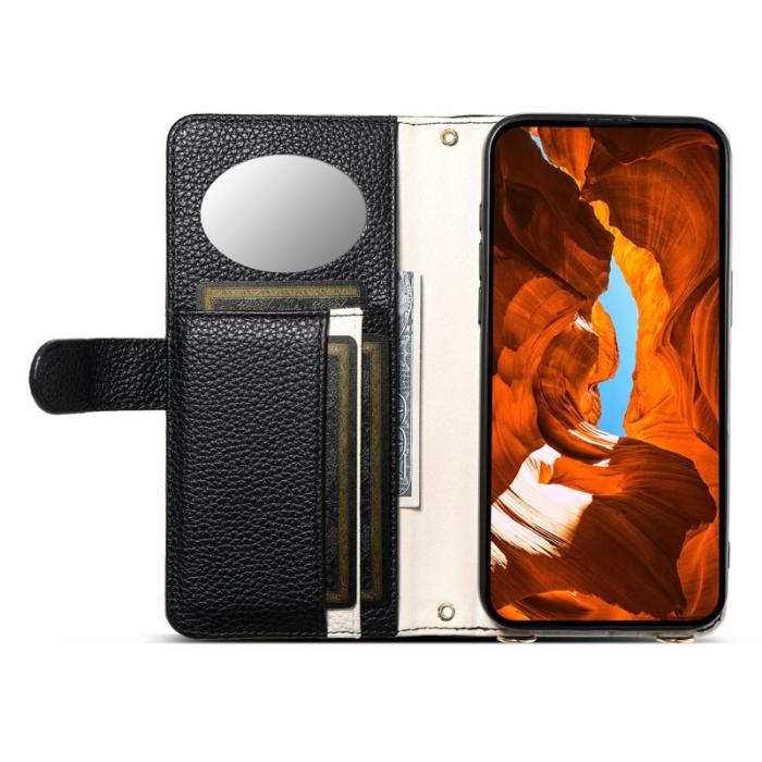 ESEBLE - ESEBLE E11 för Samsung Galaxy S25 Ultra Plånboksfodral Konstläder - Svart