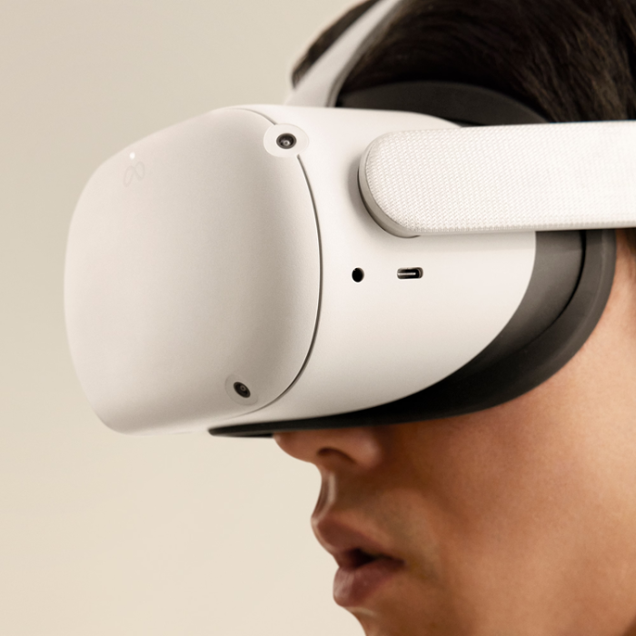 A-One Brand - Meta Quest 2, trådlöst VR-headset 128GB - Vit