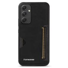 FORWENW - FORWENW F5 Series Samsung Galaxy A34 5G Fodral KonstL&auml;der - Svart