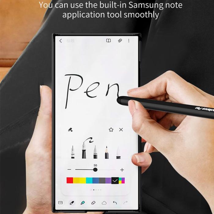 GKK - GKK Mobilskal till Samsung Galaxy S25 Edge - PU + TPU + PC - Svart - Svart