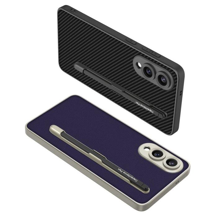 GKK - GKK Mobilskal till Samsung Galaxy S25 Edge - PU + TPU + PC - Orange