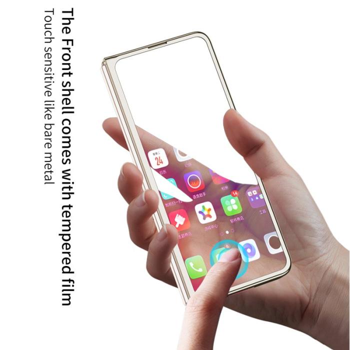 GKK - GKK Samsung Galaxy Z Fold5 Fodral Pen Slot PC - Blå