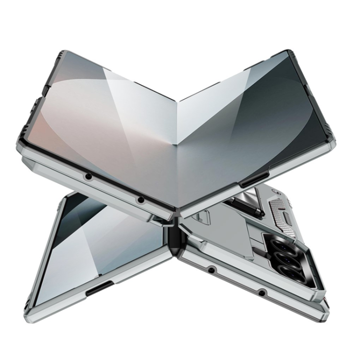 A-One Brand - Galaxy Z Fold7 5G Mobilskal Kickstand Slide - Grå