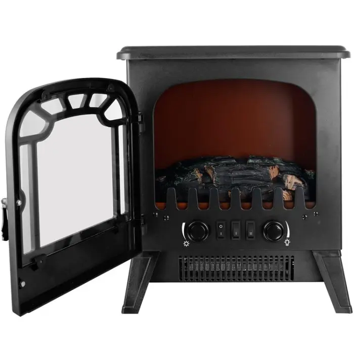 Emerio - EMERIO Dekorationsbrasa Värmefläkt 1850W FP-121933