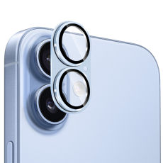 HAT PRINCE - Hat Prince iPhone 17 Härdat Glas Kameralinsskydd AR Metal - Baby Blå